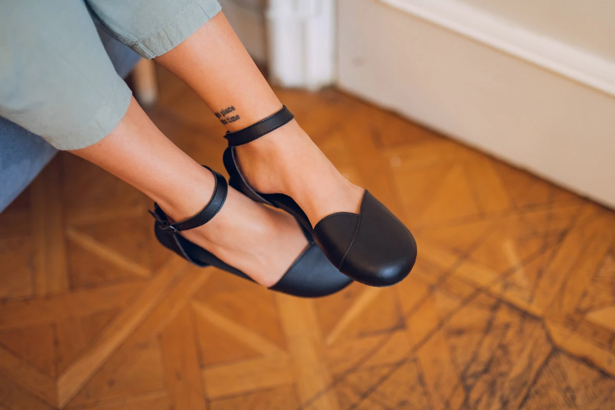 Балетки Ahinsa Ballerina Barefoot — чёрный, фото 13
