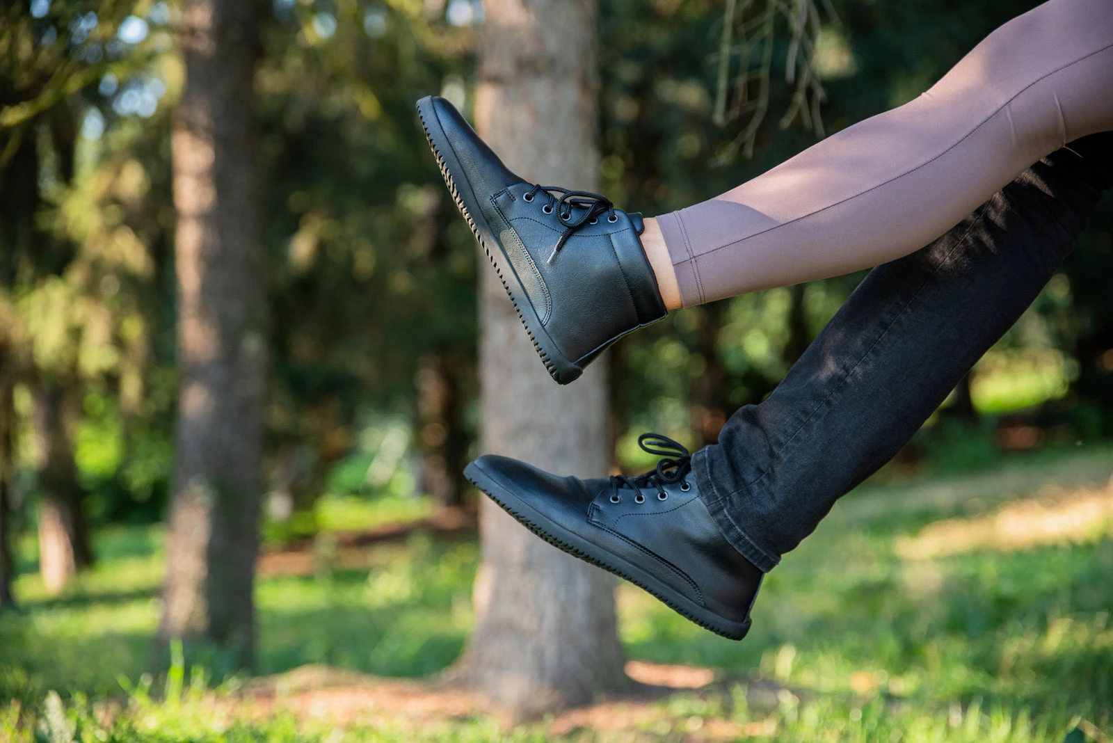 Ботинки Ahinsa Sundara Ankle Barefoot — чёрный, фото 9