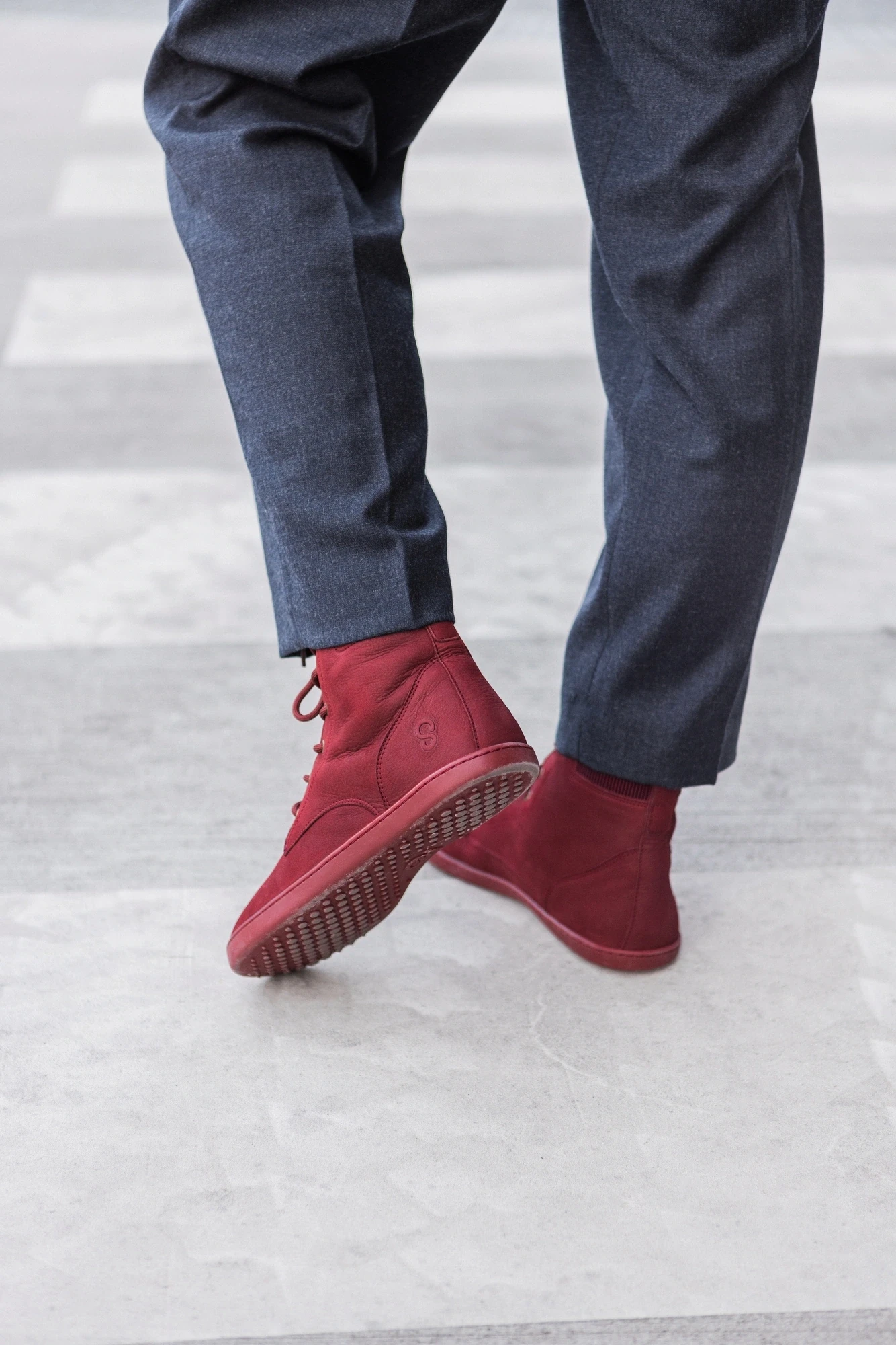 Босоногие ботинки Shapen URBANEER — бордовый, фото 2