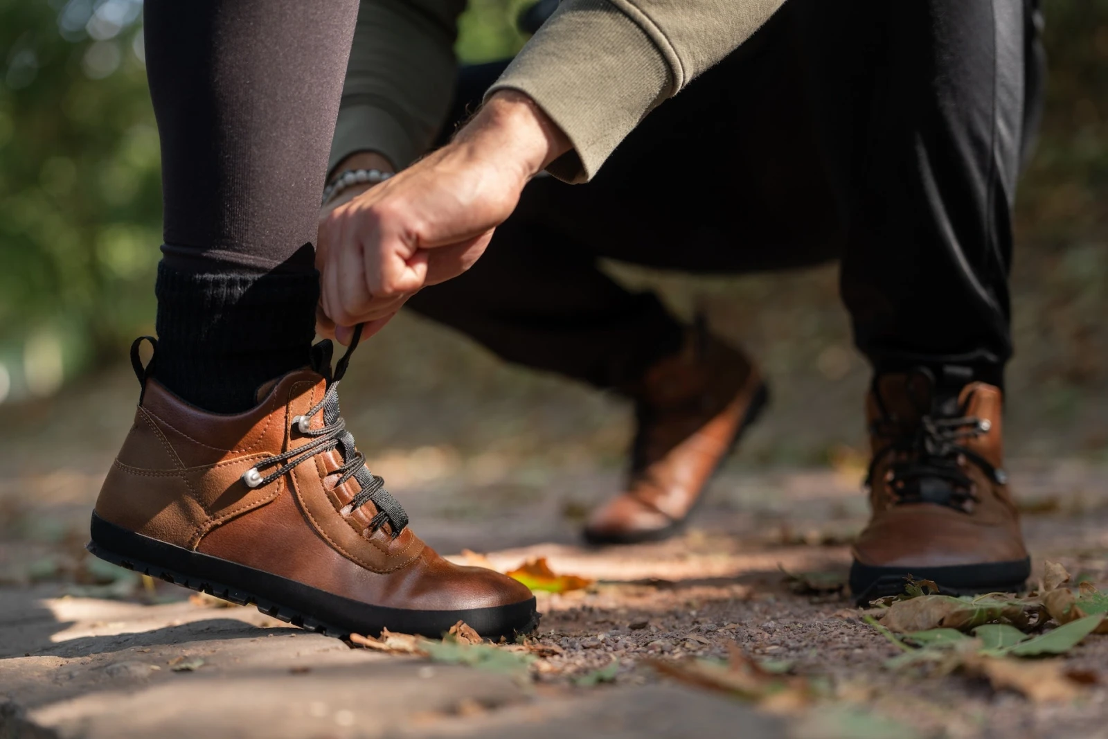 Ботинки Ahinsa Hiker Ankle Barefoot — коричневый, фото 9