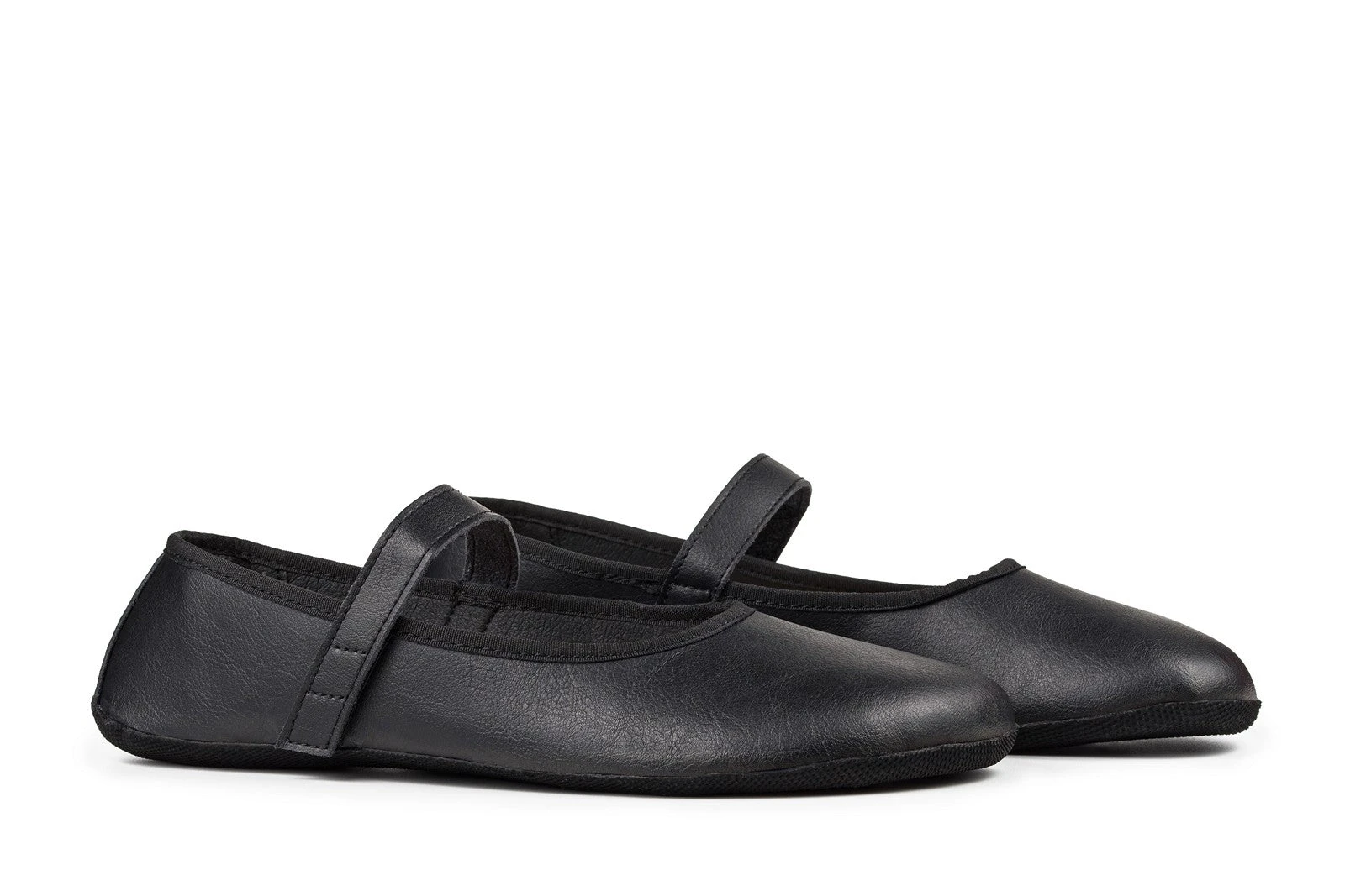 Балетки Ahinsa Ananda Ballet Narrow с ремешком Barefoot — чёрный, фото 2