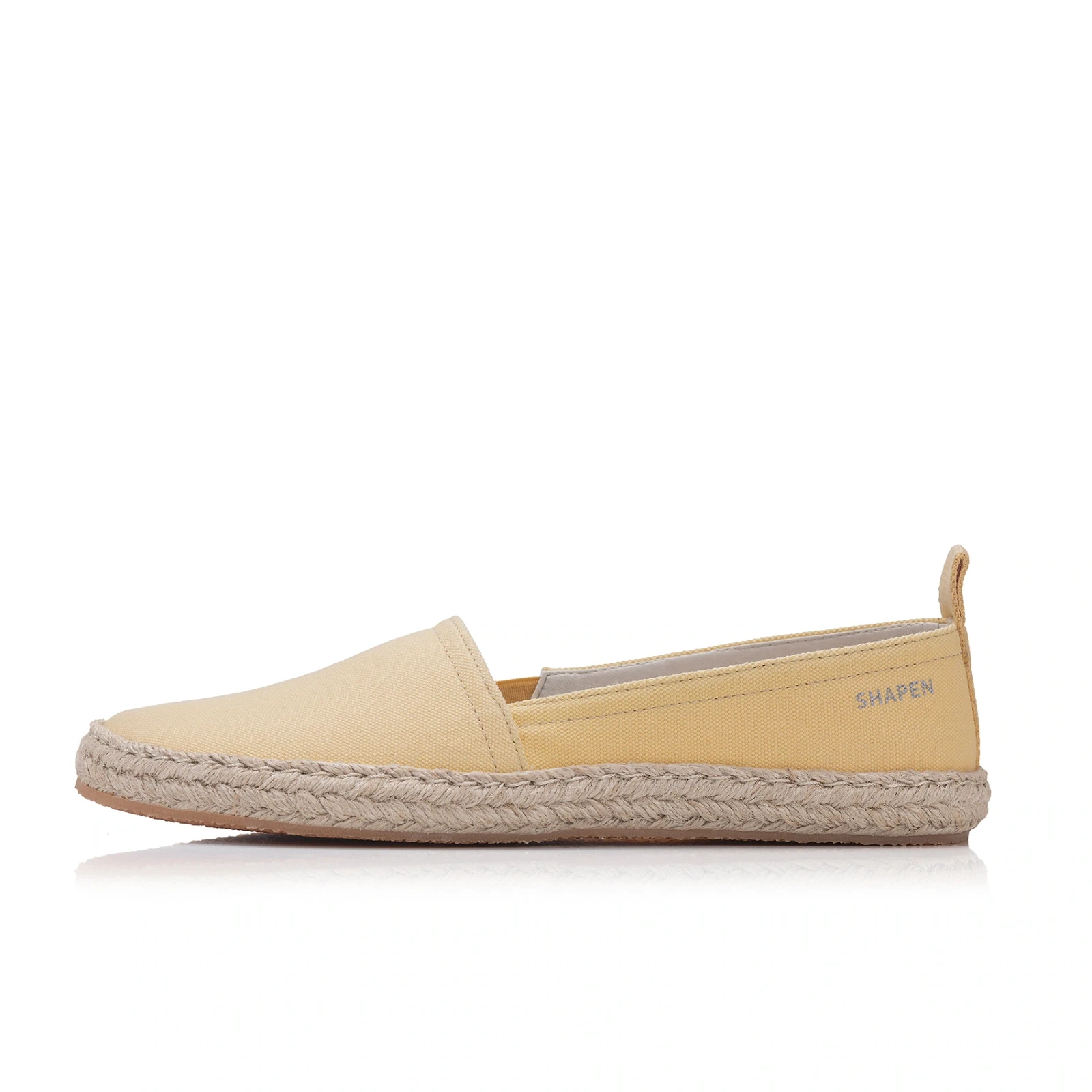 Босоногие слипоны Shapen PLAYA — жёлтый (веганское исполнение) · широкая колодка, фото 6
