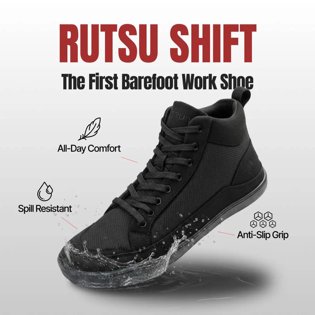 Рабочие ботинки Rutsu Shift High — чёрные, фото 5