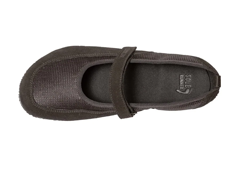 Женские балетки Sole Runner Leda, чёрные, фото 6