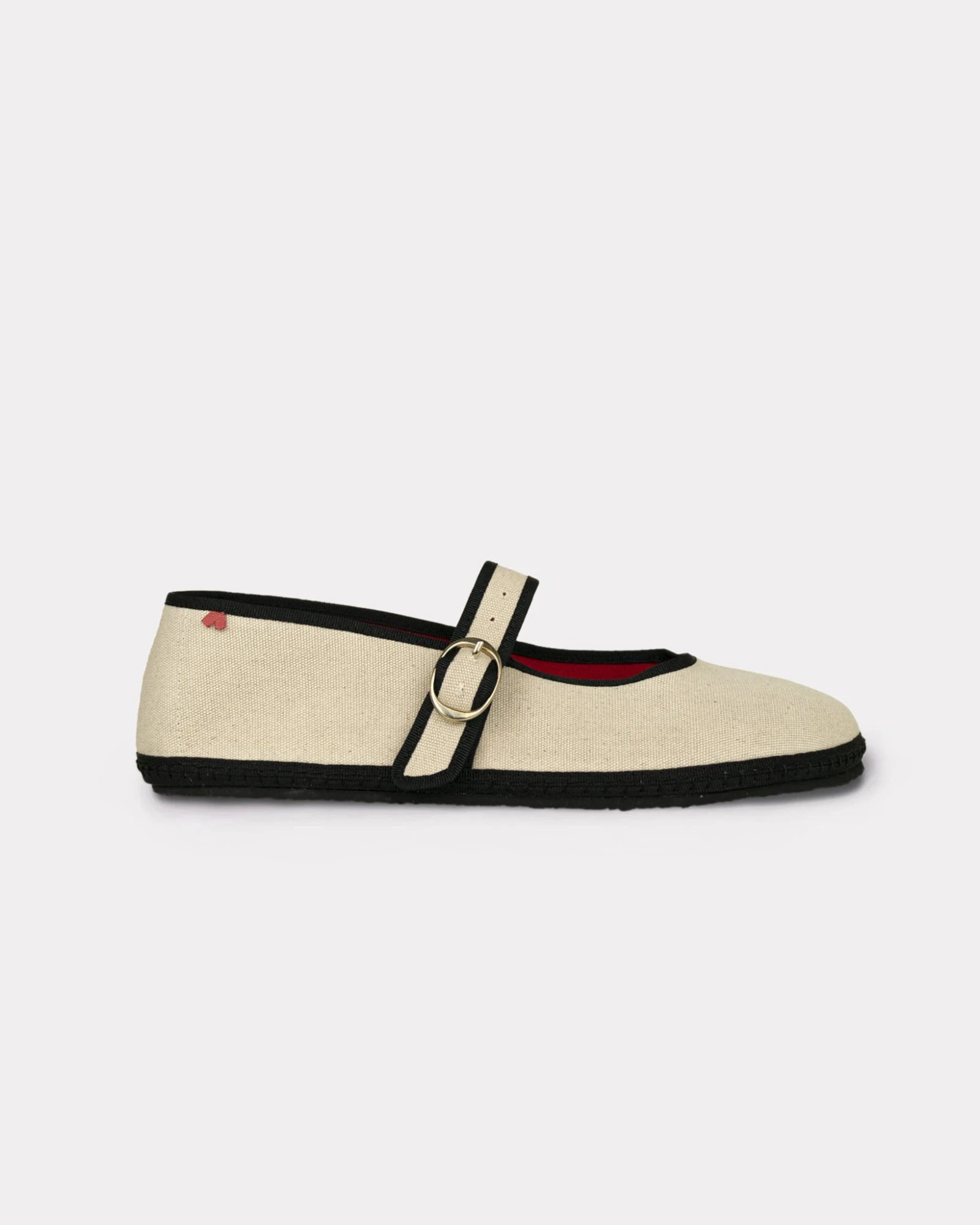 Балетки Barevene Mary Belt Bianco e Nero