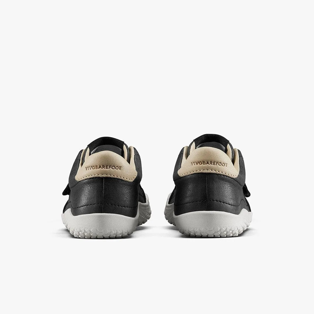 Кроссовки Vivobarefoot Gobi Sneaker — детская модель, чёрный, фото 5