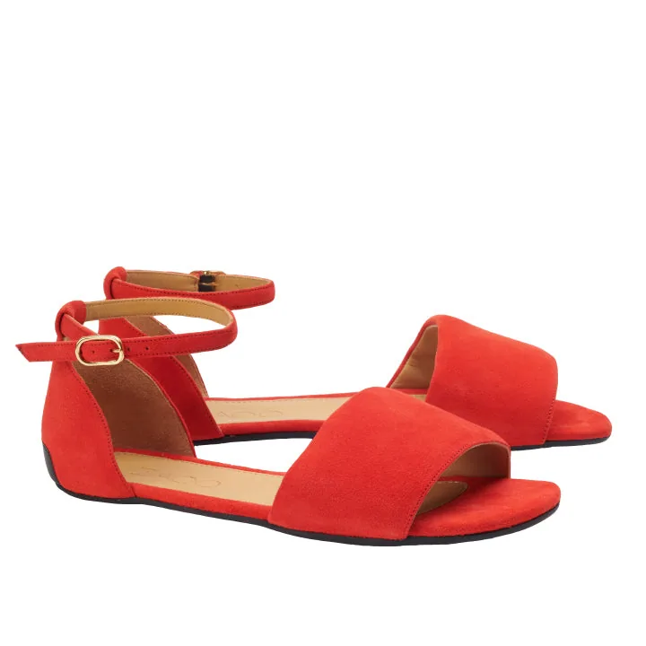 Женские сандалии ZAQQ TEQA Red (красный цвет)