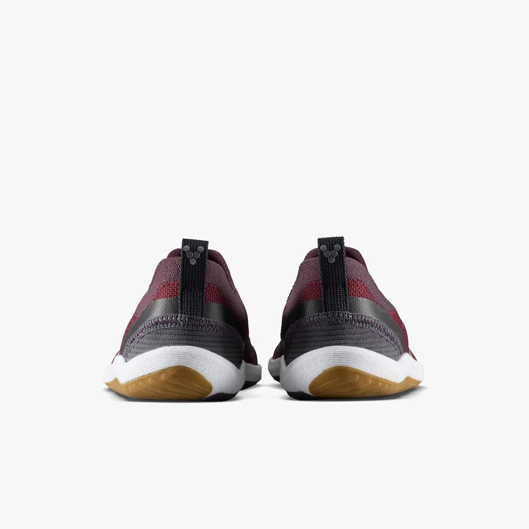 Кроссовки Vivobarefoot Primus Flow Knit — мужская модель, тёмно-бордовый, фото 5